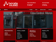 Tablet Screenshot of marcelomilano.com.ar
